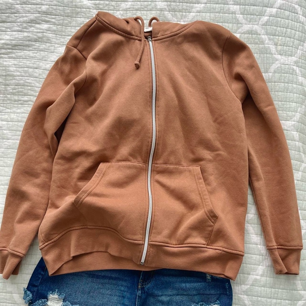 brown hoodie, unisex 🍂